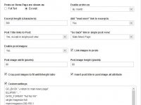 News Manager (beta) new settings